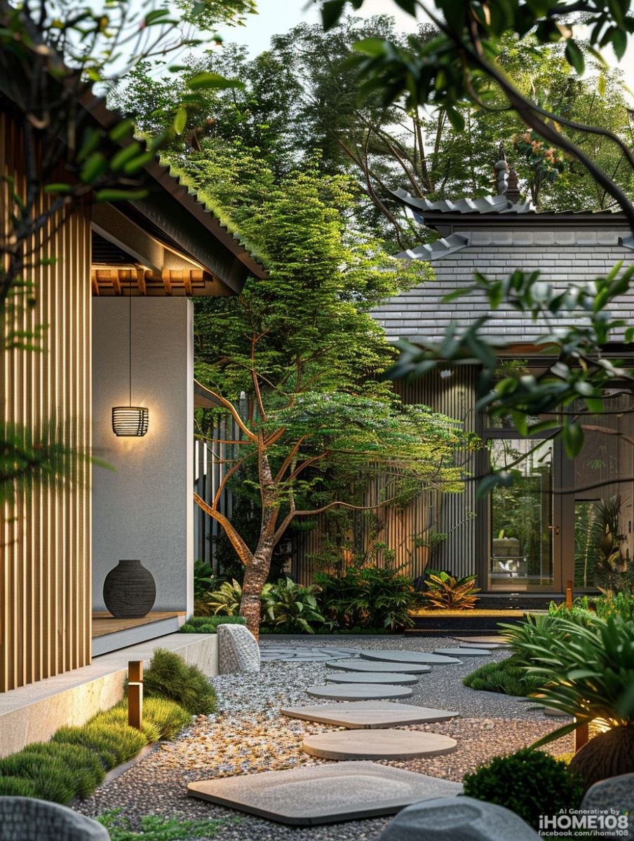ý tưởng thiết kế vườn bên hông nhà 